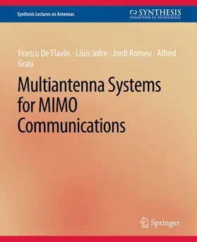 De Flaviis / Grau / Jofre |  Multiantenna Systems for MIMO Communications | Buch |  Sack Fachmedien