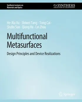 Xu / Tang / Zhou |  Multifunctional Metasurfaces | Buch |  Sack Fachmedien