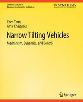 Tang / Khajepour | Narrow Tilting Vehicles | E-Book | sack.de