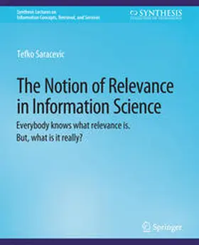 Saracevic |  The Notion of Relevance in Information Science | eBook | Sack Fachmedien