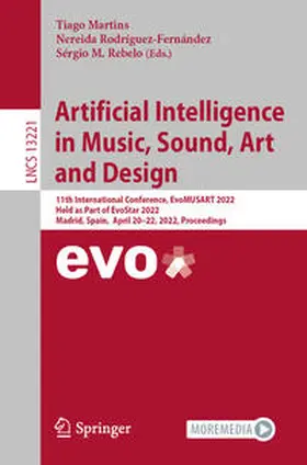 Martins / Rodríguez-Fernández / Rebelo |  Artificial Intelligence in Music, Sound, Art and Design | eBook | Sack Fachmedien