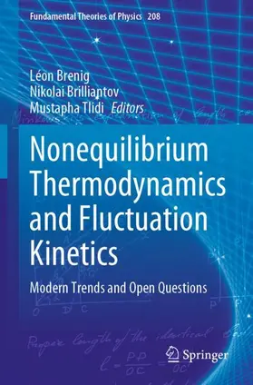 Brenig / Tlidi / Brilliantov |  Nonequilibrium Thermodynamics and Fluctuation Kinetics | Buch |  Sack Fachmedien