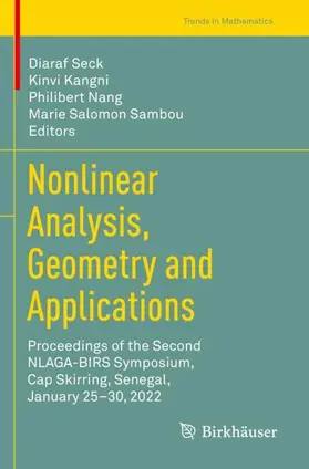 Seck / Salomon Sambou / Kangni |  Nonlinear Analysis, Geometry and Applications | Buch |  Sack Fachmedien