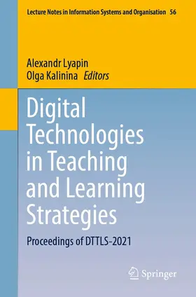 Lyapin / Kalinina | Digital Technologies in Teaching and Learning Strategies | E-Book | sack.de