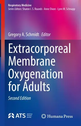 Schmidt |  Extracorporeal Membrane Oxygenation for Adults | Buch |  Sack Fachmedien