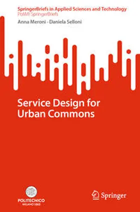 Meroni / Selloni | Service Design for Urban Commons | E-Book | sack.de