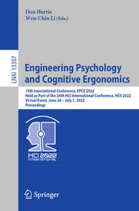 Harris / Li | Engineering Psychology and Cognitive Ergonomics | E-Book | www2.sack.de
