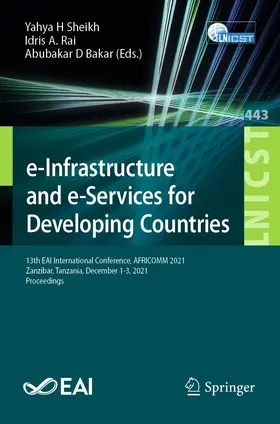 Sheikh / Rai / Bakar | e-Infrastructure and e-Services for Developing Countries | Buch | 978-3-031-06373-2 | www2.sack.de