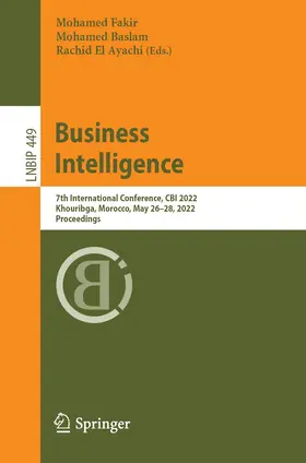 Fakir / Baslam / El Ayachi |  Business Intelligence | Buch |  Sack Fachmedien