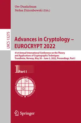 Dunkelman / Dziembowski | Advances in Cryptology – EUROCRYPT 2022 | E-Book | sack.de