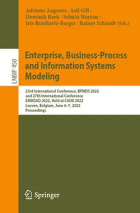 Augusto / Gill / Bork | Enterprise, Business-Process and Information Systems Modeling | E-Book | sack.de