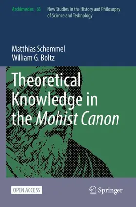 Boltz / Schemmel |  Theoretical Knowledge in the Mohist Canon | Buch |  Sack Fachmedien
