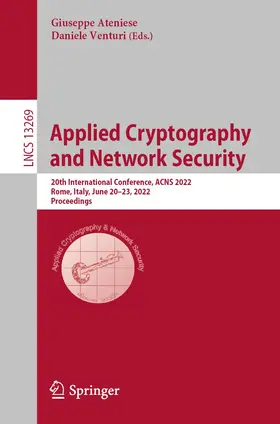 Ateniese / Venturi |  Applied Cryptography and Network Security | Buch |  Sack Fachmedien