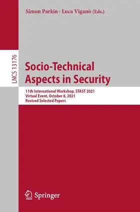 Parkin / Viganò |  Socio-Technical Aspects in Security | Buch |  Sack Fachmedien
