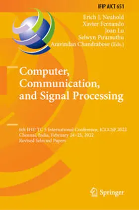 Neuhold / Fernando / Lu | Computer, Communication, and Signal Processing | E-Book | sack.de