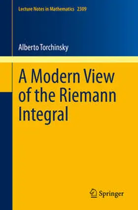Torchinsky | A Modern View of the Riemann Integral | E-Book | sack.de