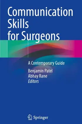 Rane / Patel |  Communication Skills for Surgeons | Buch |  Sack Fachmedien