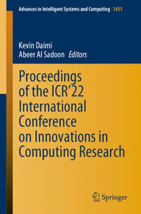 Daimi / Al Sadoon | Proceedings of the ICR’22 International Conference on Innovations in Computing Research | E-Book | sack.de
