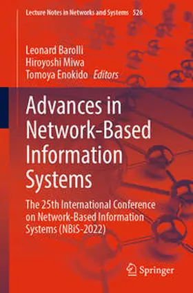 Barolli / Miwa / Enokido |  Advances in Network-Based Information Systems | eBook | Sack Fachmedien