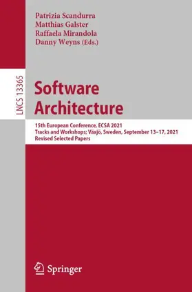 Scandurra / Galster / Mirandola |  Software Architecture | Buch |  Sack Fachmedien