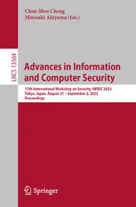 Cheng / Akiyama |  Advances in Information and Computer Security | eBook | Sack Fachmedien