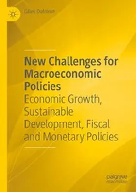Dufrénot |  New Challenges for Macroeconomic Policies | eBook | Sack Fachmedien
