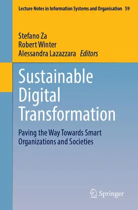 Za / Lazazzara / Winter |  Sustainable Digital Transformation | Buch |  Sack Fachmedien