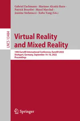 Zachmann / Alcañiz Raya / Bourdot |  Virtual Reality and Mixed Reality | eBook | Sack Fachmedien
