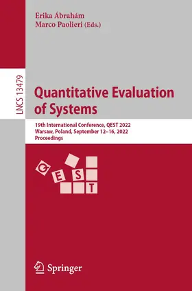 Ábrahám / Paolieri |  Quantitative Evaluation of Systems | Buch |  Sack Fachmedien