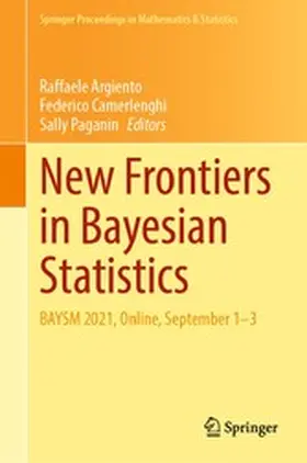 Argiento / Camerlenghi / Paganin |  New Frontiers in Bayesian Statistics | eBook | Sack Fachmedien