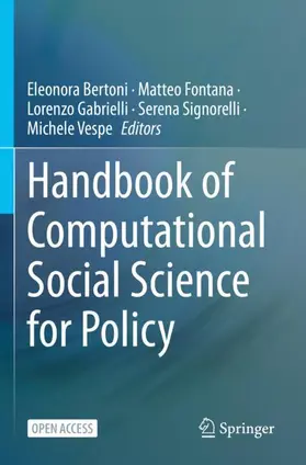 Bertoni / Fontana / Vespe |  Handbook of Computational Social Science for Policy | Buch |  Sack Fachmedien