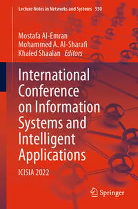Al-Emran / Al-Sharafi / Shaalan | International Conference on Information Systems and Intelligent Applications | E-Book | sack.de