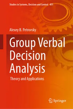 Petrovsky | Group Verbal Decision Analysis | E-Book | sack.de