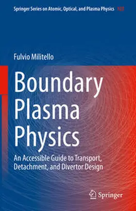 Militello |  Boundary Plasma Physics | eBook | Sack Fachmedien