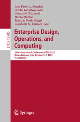 Almeida / Karastoyanova / Guizzardi |  Enterprise Design, Operations, and Computing | eBook | Sack Fachmedien