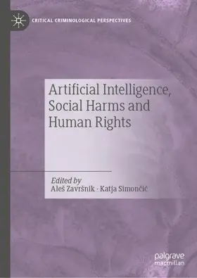 Simoncic / Završnik / Simoncic |  Artificial Intelligence, Social Harms and Human Rights | Buch |  Sack Fachmedien