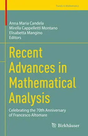 Candela / Cappelletti Montano / Mangino | Recent Advances in Mathematical Analysis | E-Book | sack.de
