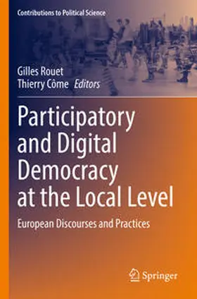 Côme / Rouet |  Participatory and Digital Democracy at the Local Level | Buch |  Sack Fachmedien