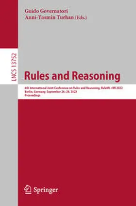 Governatori / Turhan | Rules and Reasoning | Buch | 978-3-031-21540-7 | www2.sack.de