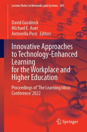 Guralnick / Poce / Auer |  Innovative Approaches to Technology-Enhanced Learning for the Workplace and Higher Education | Buch |  Sack Fachmedien