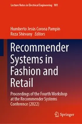 Corona Pampín / Shirvany | Recommender Systems in Fashion and Retail | E-Book | sack.de