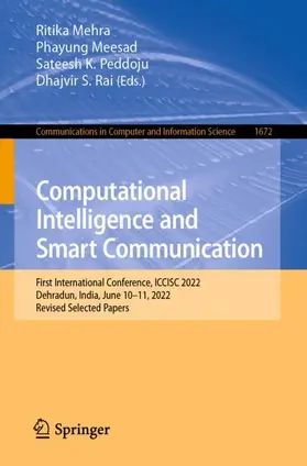 Mehra / Meesad / Peddoju |  Computational Intelligence and Smart Communication | Buch |  Sack Fachmedien