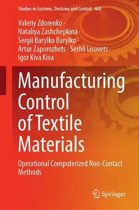 Zdorenko / Zashchepkina / Kiva |  Manufacturing Control of Textile Materials | Buch |  Sack Fachmedien