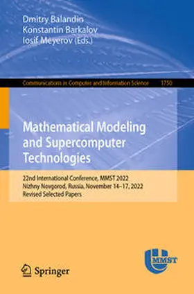 Balandin / Barkalov / Meyerov |  Mathematical Modeling and Supercomputer Technologies | eBook | Sack Fachmedien