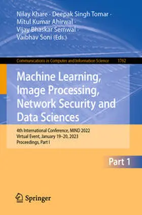Khare / Tomar / Ahirwal |  Machine Learning, Image Processing, Network Security and Data Sciences | eBook | Sack Fachmedien
