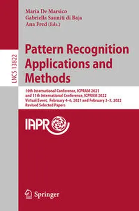 De Marsico / Sanniti di Baja / Fred |  Pattern Recognition Applications and Methods | eBook | Sack Fachmedien