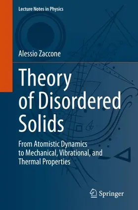 Zaccone |  Theory of Disordered Solids | Buch |  Sack Fachmedien