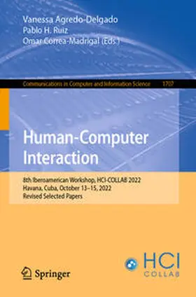 Agredo-Delgado / Ruiz / Correa-Madrigal |  Human-Computer Interaction | eBook | Sack Fachmedien