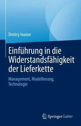 Ivanov |  Einführung in die Widerstandsfähigkeit der Lieferkette | Buch |  Sack Fachmedien