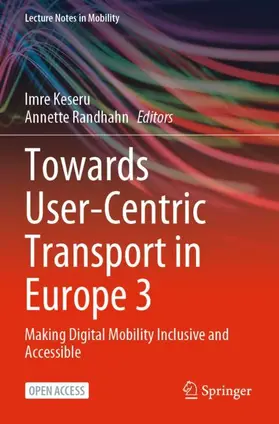 Randhahn / Keseru |  Towards User-Centric Transport in Europe 3 | Buch |  Sack Fachmedien